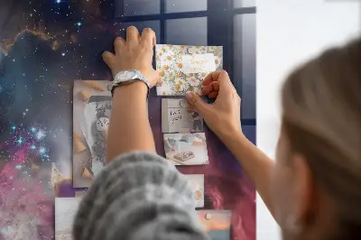 Galaxis mintás fali mágneses tábla