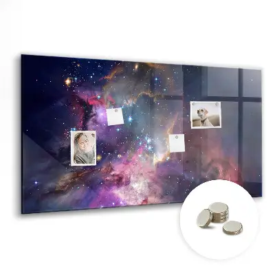 Galaxis mintás fali mágneses tábla
