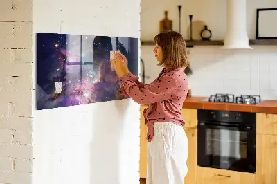 Galaxis mintás fali mágneses tábla