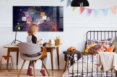 Galaxis mintás fali mágneses tábla