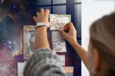 Galaxis mintás fali mágneses tábla