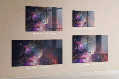 Galaxis mintás fali mágneses tábla