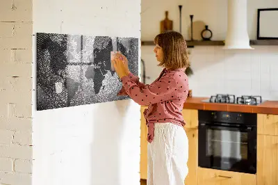 Beton világtérkép fali üzenőtábla