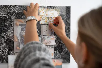 Beton világtérkép fali üzenőtábla