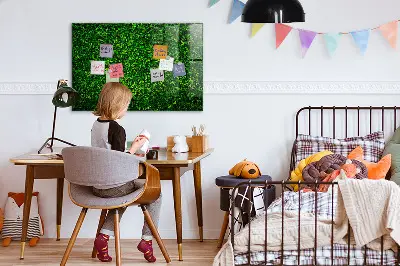 Sövénylevelek mintás fali mágnestábla