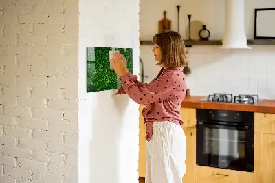 Sövénylevelek mintás fali mágnestábla