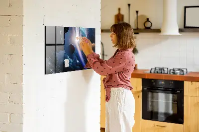Nagy galaxis mintás fali üzenőtábla