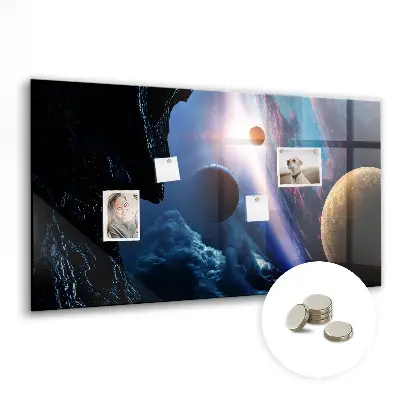 Nagy galaxis mintás fali üzenőtábla
