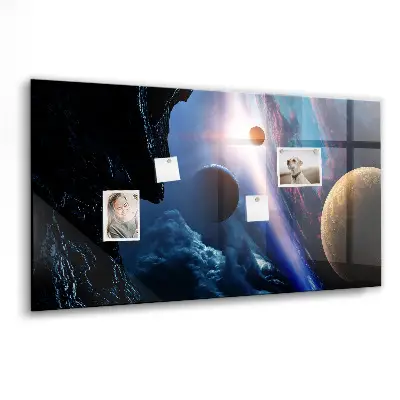 Nagy galaxis mintás fali üzenőtábla