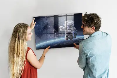 Űrhajós mintás fali üzenőtábla