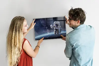 Űrhajós mintás fali üzenőtábla