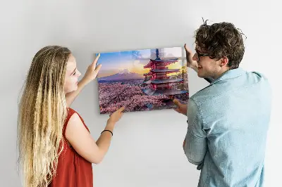 Japán építkezés mintás fali üzenőtábla