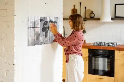 A világ a táblákon mágneses falitábla