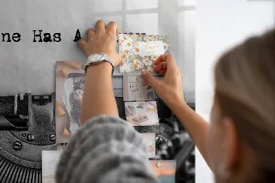 Mindenkinek van egy története mágneses fali tábla