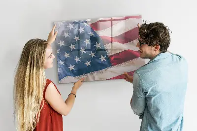 Amerikai zászló mintás fali üzenőtábla