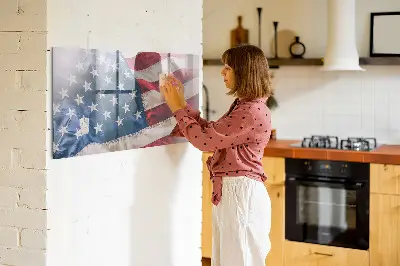 Amerikai zászló mintás fali üzenőtábla