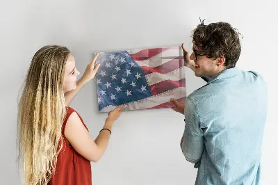 Amerikai zászló mintás fali üzenőtábla
