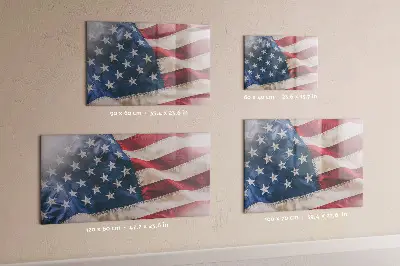 Amerikai zászló mintás fali üzenőtábla