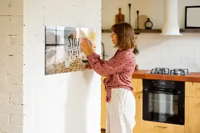 Motivációs feliratos fali mágneses tábla