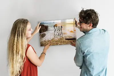 Motivációs feliratos fali mágneses tábla