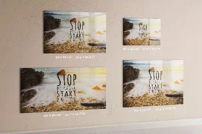 Motivációs feliratos fali mágneses tábla