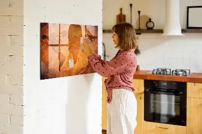 Nagy méretű mágneses világtérkép falra