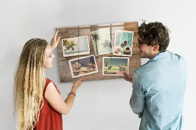 Mágneses fali tábla Polaroid fényképekhez