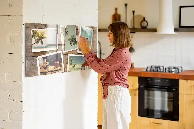 Mágneses fali tábla Polaroid fényképekhez