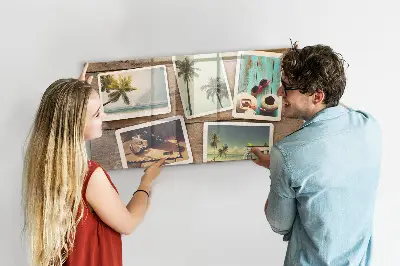 Mágneses fali tábla Polaroid fényképekhez