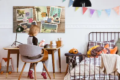 Mágneses fali tábla Polaroid fényképekhez