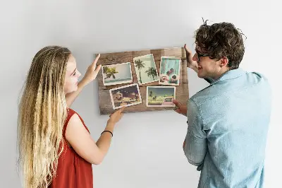 Mágneses fali tábla Polaroid fényképekhez