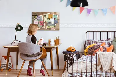 Mágneses fali tábla Polaroid fényképekhez