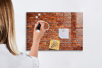 Mágneses írható tábla Régi téglafal