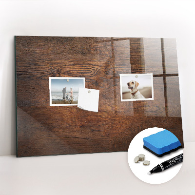 Írható mágnestábla Régi fa