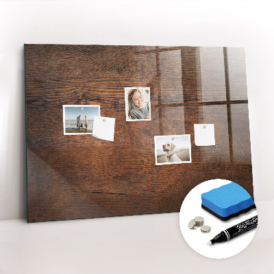 Írható mágnestábla Régi fa