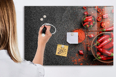Mágneses írható tábla Piros paprika