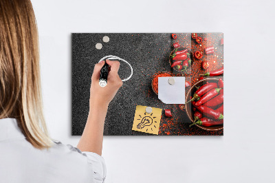 Mágneses írható tábla Piros paprika