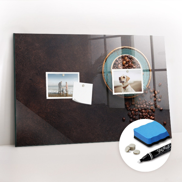 Mágneses írható tábla Egy csésze kávét