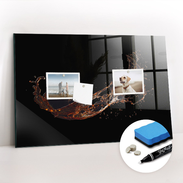 Írható mágnestábla Kiömlött ital