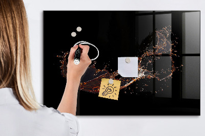 Írható mágnestábla Kiömlött ital