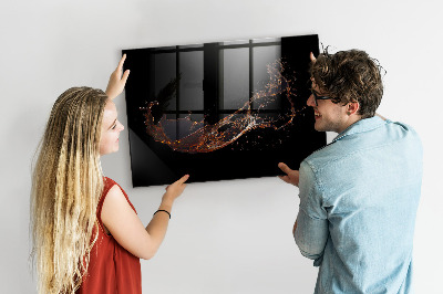 Írható mágnestábla Kiömlött ital