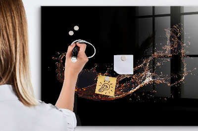 Írható mágnestábla Kiömlött ital