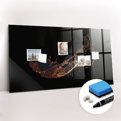 Írható mágnestábla Kiömlött ital