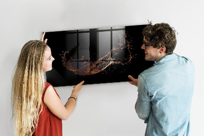 Írható mágnestábla Kiömlött ital