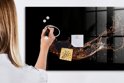 Írható mágnestábla Kiömlött ital