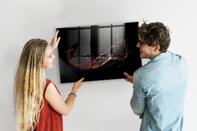 Írható mágnestábla Kiömlött ital