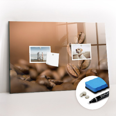 Mágneses írható tábla Kávébab