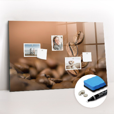 Mágneses írható tábla Kávébab