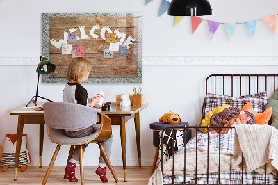 Írható mágnestábla Üdvözlő tábla