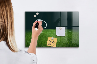 Mágneses tábla mágnesekkel Futballpálya